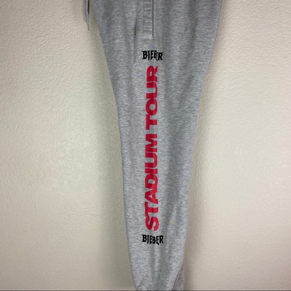 H&M Justin Bieber Stadium Tour Sweatpants Size XS - Picture 7 of 8